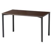 サンワサプライ eテーブル 受注生産品 幅1200×奥行700mm 濃い木目×ブラック MEF-12070M 1台（直送品）