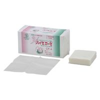 小津産業 ハイゼガーゼCF No.4 4号 23385611 7.5X7.5CM(100マイイリ) 1箱(100枚)（直送品）