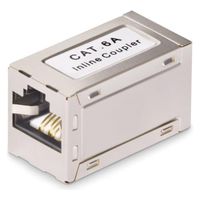 Startech.com LANケーブル延長コネクター CAT6A シールド付 メス-メス RJ45中継 IN-CAT6A-COUPLER-S1 1個