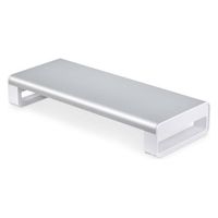 パソコンモニター台 54x22x9cm 耐荷重15kg 卓上棚 キーボード対応幅 1MFSW-MONITOR-RISER 1個