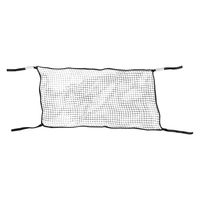 【転倒防止】ティーエフサービス 落下防止ネット面ファスナータイプ　1500幅　ブラック RNMー15BK 1個