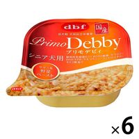 デビフ プリモデビィ シニア ササミ＆野菜ペースト 国産 95g 6個 ドッグフード ウェット トレイ