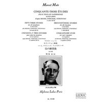 ALPHONSE LEDUC ミュール:サクソフォン教程 音階と分散和音 第1