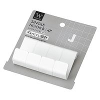エコー金属 ワイヤーネット用 シングルフックB 4P 2299-478 1箱