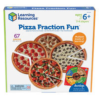Learning　Resources　Pizza　Fraction　Fun　Game　ピザでイメージ　分数学習　L　1個