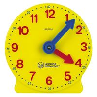 Learning　Resources　Big　Time　Mini　Clock　学習時計　ミニ時計　L　1セット（6個入）