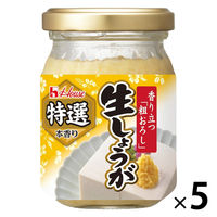 【アウトレット】ハウス食品 特選本香り生しょうが ＜瓶タイプ＞ 70g 1セット（1個×5）