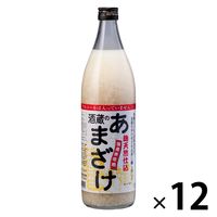 甘酒 ぶんご銘醸 酒蔵のあまざけ 麹天然仕込 瓶 900ml 1ケース(12本) ノンアルコール