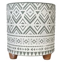 【園芸用品】welzo スケイルポット　グレイッシュグリーン 4933136522992 1個