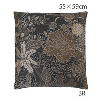 川島織物セルコン フィーロヒャッカ 座布団カバー ブラウン LL1108_10BR 1枚（直送品）