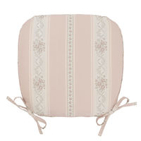 川島織物セルコン モアレストライプ シートクッション LN2713 45×43cm ピンク LN2713_98P 1枚（直送品）