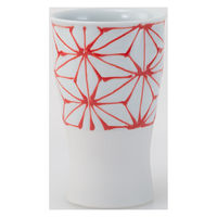 西海陶器 smart350 1/2 麻の葉 赤 24655 1個（直送品）