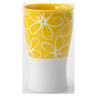 西海陶器 smart350 1/2 hana 黄 24659 1個（直送品）