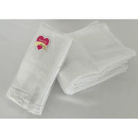 一般的な白タオル/FOR YOUシールを貼ってます/木綿地付き200匁=約62g 401005-1P-foryou-60 1箱(60個入)（直送品）