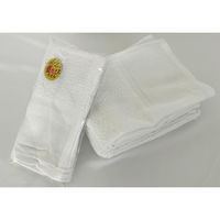 一般的な白タオル/「夏たび」のシールを貼っています/木綿地付き200匁=約62g 401005-1P-natsu-60 1箱(60個入)（直送品）