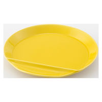 西海陶器 ハンゲツ smartトレイ 黄 25276 1箱(5個入)（直送品）