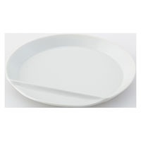 西海陶器 ハンゲツ smartトレイ 白 25273 1箱(5個入)（直送品）