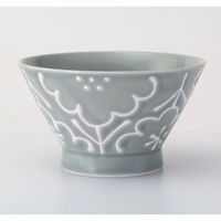 西海陶器 マリア スリムボウル L・GY 25387 1箱(3個入)（直送品）