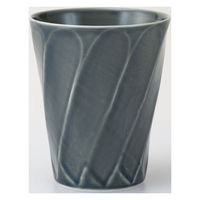 西海陶器 彫刻紋 藍墨 ピルスナー 斜め彫 25297 1個（直送品）