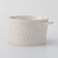 西海陶器 ローズマリー OVENボウル・ivory 24662 1個（直送品）