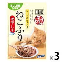 ねこふり 猫用 煮干し味 国産 15g 3袋 はごろもフーズ キャットフード ふりかけ