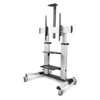 テレビスタンド キャスター付き 60~100インチ VESA 耐荷重100kg 1110C-MOBILE-TV-CART 1個（直送品）