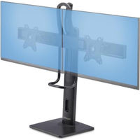モニタースタンド 左右2画面クロスバー 最大27インチ 耐荷重各6kg 2MC1S-MONITOR-STAND 1個（直送品）