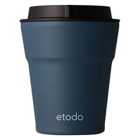 天馬 タンブラー 蓋付き 250ml etodo ステンレス ネイビー 408915 1個（直送品）