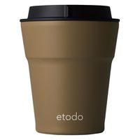 天馬 タンブラー 蓋付き 250ml etodo ステンレス モカ 408916 1個（直送品）