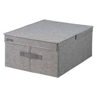 天馬 収納ボックス M ハーフオープン フィッツファブリック 幅38×奥行51×高さ20cm 419830 1個（直送品）