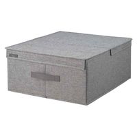 天馬 収納ボックス L ハーフオープン フィッツファブリック 幅43×奥行51×高さ20cm 419831 1個（直送品）