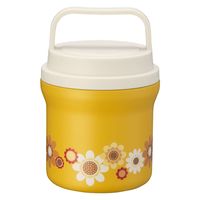 天馬 スープジャー 350ml 持ち運びやすいフードジャー 保温 保冷 イエロー 422589 1個（直送品）