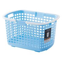 傾斜バスケット　PP製　洗える　45ｘ30　5セット ちどり産業 PP収納バスケット 取っ手付き 大 CH-618 ブラック