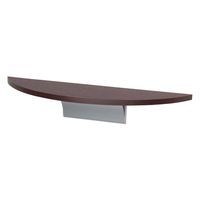 オリジン シェルフ ラウンドシェルフ 45cm 壁付け 棚 木製 セピア 454432 1個（直送品）