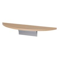 オリジン シェルフ ラウンドシェルフ 45cm 壁付け 棚 木製 ナチュラル 454431 1個（直送品）