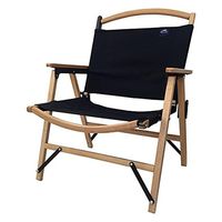 菊屋(KK) フォールディングウッドチェア ブラック 4582451300312 1個（直送品）