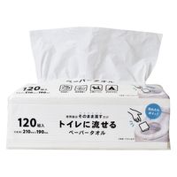 菊屋(KK) トイレに流せるペーパータオル120組 4582451311004 1個