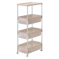 サンコープラスチック ルーチェワゴン TMW-31 ベージュ 4973230404473 1個（直送品）