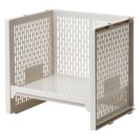 サンコープラスチック eラックL ベージュ 4973230428370 1個（直送品）