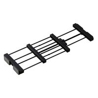 平安伸銅工業 突っ張りすき間棚 SーLL ブラック 4977612210164 1個（直送品）