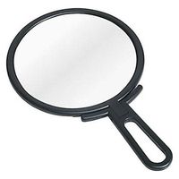 メリー 折立式ハンドミラー ブラック 4979149347009 1個（直送品）