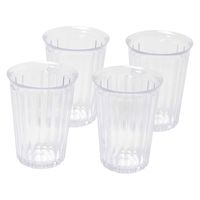 パール金属 グラス 380ml プラスチック 4個入り 454866 1個（直送品）