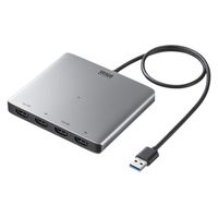 USBアダプタ　FHD-113　3型 サンワサプライ USB-HDMIディスプレイアダプタ（4K対応・ 4画面