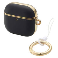 エレコム AirPods 4 ケース 用 ソフトレザー カバー 衝撃吸収 落下防止 AVA-AP06PLM