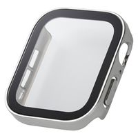 アップルウォッチ カバー SE/Series6/5/4[44mm] フルカバー シルバー AW-23DFCGESV エレコム 1個（直送品）