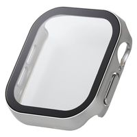 アップルウォッチ カバー Series10[42mm] フルカバー シルバー AW-24BFCGESV エレコム 1個（直送品）