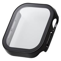アップルウォッチ カバー Series10[42mm] フルカバー ブラック AW-24BFCGEBK エレコム 1個（直送品）
