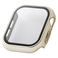 アップルウォッチ カバー Series10[42mm] フルカバー ホワイト AW-24BFCGJWH エレコム 1個（直送品）