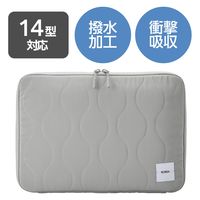 エレコム パソコンケース 14インチ オニオンステッチ キルティング 衝撃吸収 BM-IBQTO14