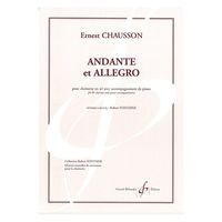 Gerard Billaudot Editeur ショーソン:アンダンテとアレグロ (CLARINET/PIANO) GB2052 1冊（直送品）